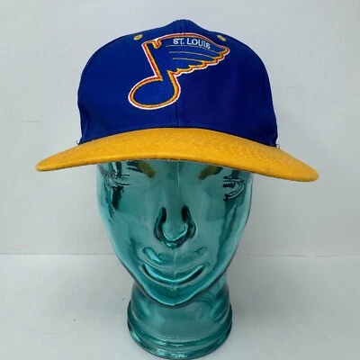 Vintage St Louis Blues Snapback Hat Cap Logo 7 Two Tone: Adjustable - Image 1 of 4