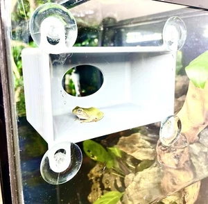 Gecko Frog Cave Wall Decor Amphibian Reptile Tank Enrichment Accessories - Picture 1 of 6