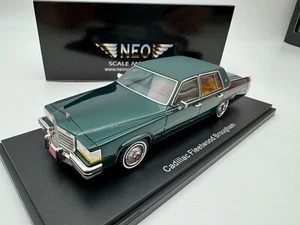 Green Neo 1/43 Cadillac Fleetwood Brougham 1980 #62 - Picture 1 of 9