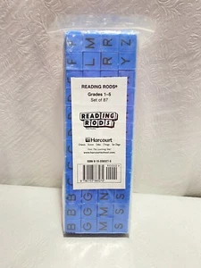 New Harcourt Reading Rods 87 Pieces 1st 2nd 3rd 4th 5th Grade Learning - Picture 1 of 4