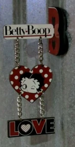 BETTY BOOP 4 PART DANGLE MAGNET  LOVE - Picture 1 of 7