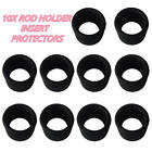 10X Rubber 2" Rod Holder Insert Protector Fishing Rod Tube Rack Accessories C#