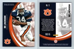 Bo Jackson #11 Auburn Tigers Collegiate 2016 Panini Trading Card - Picture 1 of 1