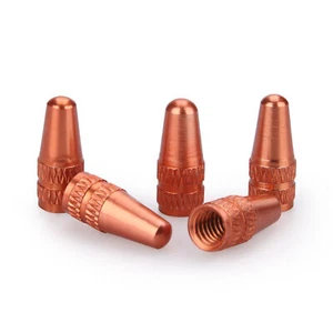 5x Metal Tire Valve Caps for Presta Sclaverand French Valves for Road Bikes - Picture 1 of 8