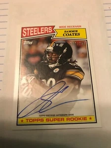 2015 Topps 1987 Super 200 Sammie Coates #87A-SM Rookie Auto RC; #2 of 200; NM - Bild 1 von 8