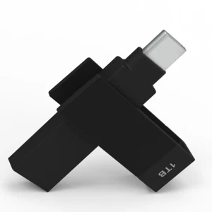 iXflash 1 To Clé Flash de Sauvegarde USB A & USB C pour iPhone iPad & Ordinateur Noir - Photo 1/13