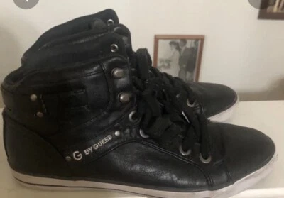 Zapatillas altas Guess de cuero años 90 vintage 9 1/2 para mujer Foto 1 de 4