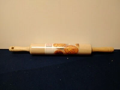 Sweet Creations by Good Cook 木制滚针滚轮 9.75 英寸全长 17.25 — 第 1/4 张图片