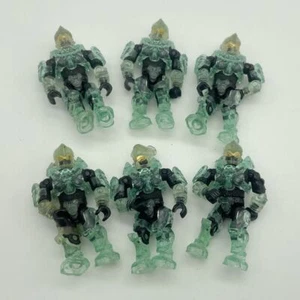 6pcs Mega Bloks Halo Builing Figure Green Tranparent UNSC Spartan Call of Duty - Picture 1 of 3