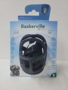 Baskerville Ultra Muzzle for Dogs, Size 5 - Black - Picture 1 of 5
