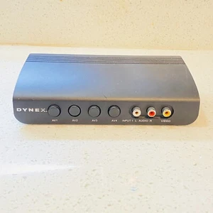 Dynex S-Video Audio / Video AV Game VCR Selector Switch DX-VS201A - Picture 1 of 10