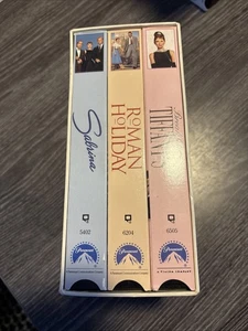 Audrey Hepburn Collection (VHS, 1992, 3-Tape Set) Audrey Hepburn - Bild 1 von 3