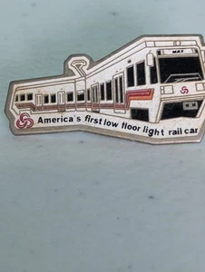 Vintage America's First Niederflur Stadtbahn Wagen Hut Anstecknadel - Bild 1 von 7