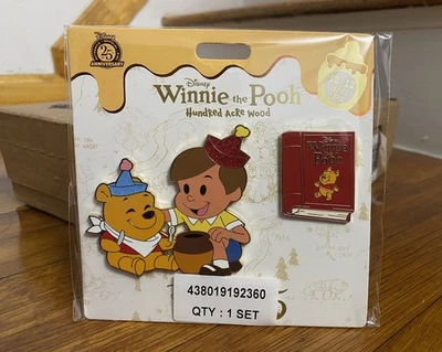 Prendedor de madera Disney Winnie the Pooh Christopher Robin cien acres #12 2025 preventa Foto 1 de 2