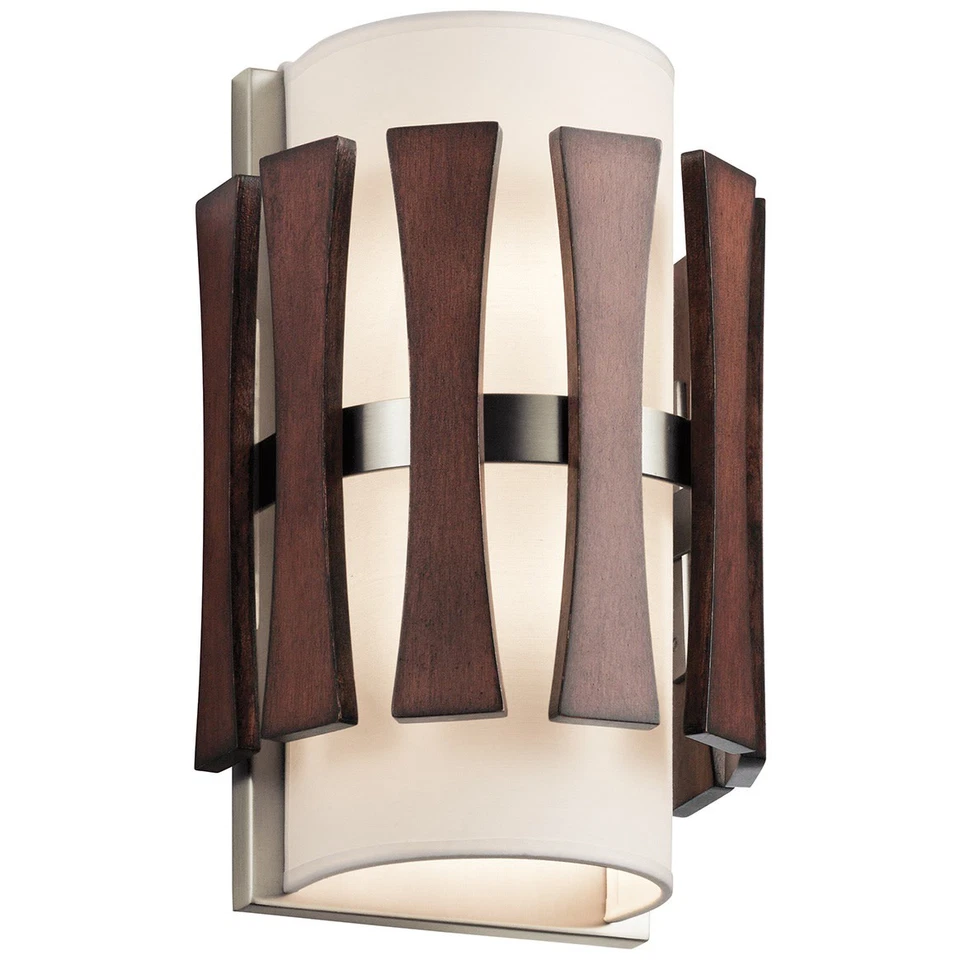 Kichler Cirus Wall Sconce Auburn Stained 2 Light 43756AUB