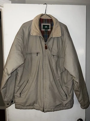 Abrigo Chaqueta Acolchada Vintage Años 90 Hunt Club Granero Para Hombre M Cremallera con Bolsillos Foto 1 de 4