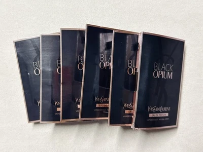 YVES SAINT LAURENT YSL Black Opium Eau de Parfum Travel Spay~ 1,2ml×6~