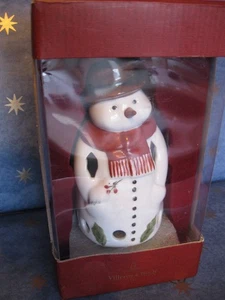 Villeroy & Boch Festive Decolight Mr Snow Schneemann Teelichthalter in Box unbenutzt - Bild 1 von 9