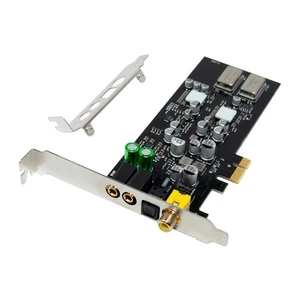 High Resolution PCIe Sound Card SPDIF OutputAES EBU IEC60958 Compatible - Picture 1 of 8