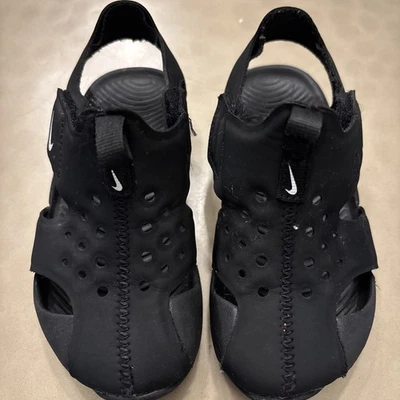 Sandalias Nike Sunray Protect 2 negras talla 11 niño Foto 1 de 3