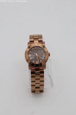 Marc Jacobs Rose Gold MBM3077 Women's Watch Black Dial 36mm Stainless - Image 1 of 4