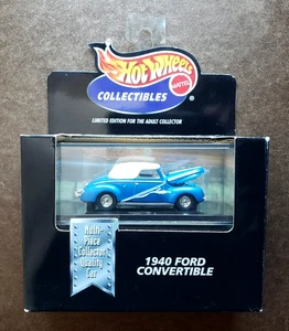 2000 Hot Wheels  1940 FORD CONVERTIBLE Blue COOL COLLECTIBLE SERIES LTD ED 26799 - Picture 1 of 14