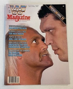 WWF Magazine April/May 1987 Hulk Hogan Andre The Giant Wrestlemania III - Picture 1 of 2