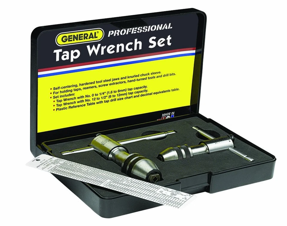 Professional Reversible Tap Wrenches #165 - Ratchet Holder with Reference Tab... - Image 1 of 1
