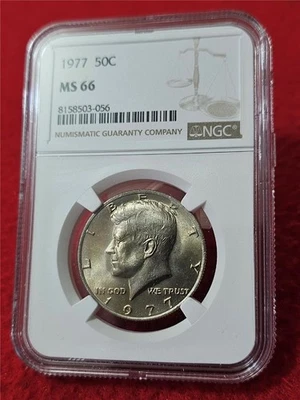 1977     Kennedy Half Dollar. NGC MS 66                                #MF-T6257 - Image 1 of 2