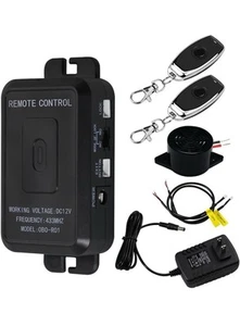 12VDC Remote Control Switch 433MHz with DC Power Connector & Buzzer Specially - Picture 1 of 8
