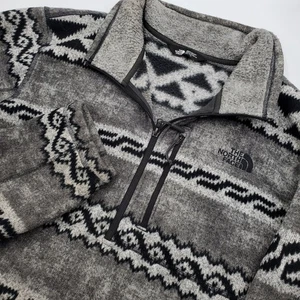 The North Face Herren Fleece Pullover Jacke Aztekenmuster XXL - Bild 1 von 7