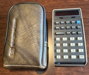 HP-21 Hewlett Packard Calculator No Batteries Parts Untested - Picture 1 of 17
