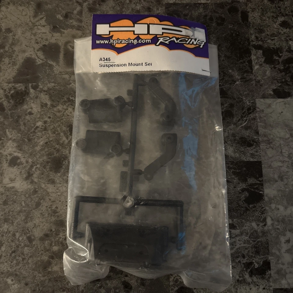(B10) A345 HPI RUSH SUSPENSION MOUNT SET RS2 NITRO RUSH / RUSH EVO HPIA345 - Image 1 of 1