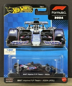 Hot Wheels Premium - 2025 Formula 1 2024 - BWT Alpine F1 Team - A524 #31 - Picture 1 of 3