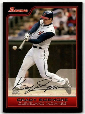 2006 Bowman Grady Sizemore #52 Cleveland Indians - Image 1 of 2