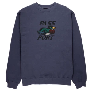 Pass-Port Fast Duck sweater Dusty Blue - Picture 1 of 4