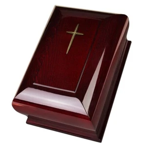 Large Wooden Cremation Urn for Human Ashes Adult Funeral Urn - Picture 1 of 21