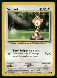 Pokémon Neo Genesis #071/111 Sentret Comune, leggermente giocato - Foto 1 di 2