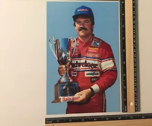 1988 TERRY LABONTE #11 BUDWEISER / BABY RUTH POSTCARD Winner First Union 400 - Picture 1 of 2