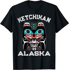 Indigenous Ketchikan Alaska Native American Art Indian Bear T-Shirt, S-5XL