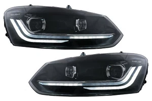 Fari a LED Luce per VW Polo Mk5 6R 6C 2010-2017 Sequenziale Dinamico - Photo 1/12