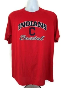 Under Armour  MLB Cleveland Guardians Baseball  Men's T-Shirt  Red  Size M - Picture 1 of 14