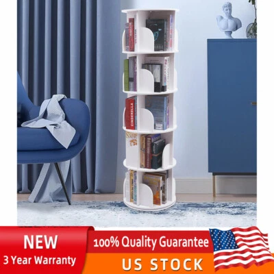 Estantería de almacenamiento giratoria 360° de 5 niveles estantería de exhibición independiente Foto 1 de 4