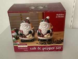 santa salt and pepper christmas shakers Holiday at Home - Picture 1 of 8