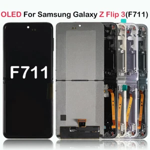 Inner OLED Display LCD Touch Screen Replacement For Samsung Galaxy Z Flip3 F711 - Picture 1 of 29