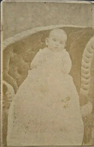 Ligonier Indiana CDV Foto Baby Cornell & Bothwell Carte De Visite 1870er A2 - Bild 1 von 3