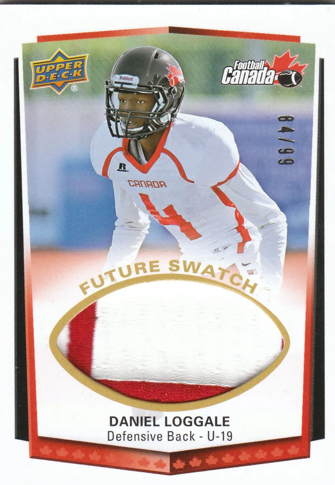 2015 Upper Deck USA Football Future Swatch Patch #138 DANIEL LOGGALE #84/99 - Image 1 of 1