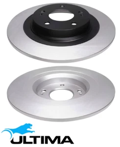 RAER SOLID DISC BRAKE ROTOR SET FOR MITSUBISHI OUTLANDER ZL 4B11 4J11 2.0L I4 - Picture 1 of 1