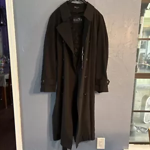 Ralphen Lauren Trenchcoat Men’s Large Black - Picture 1 of 5