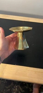 goldener Kerzenständer 4" hoch - Bild 1 von 2